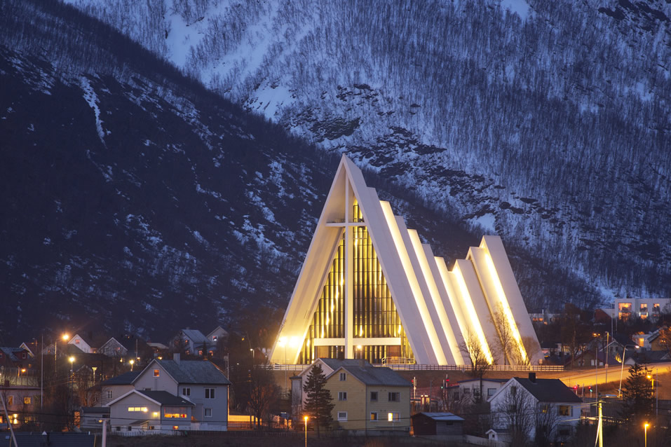 The Arctic Cathedral in Tromsø, Norway